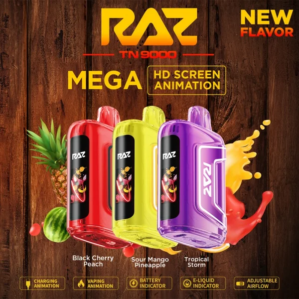 Raz TN9000 9K Puffs Disposable Vape Device - Image 4