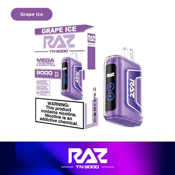 RAZ TN9000 Disposable Vape (5%, 9000 Puffs) - Image 4