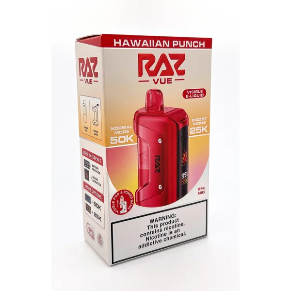 RAZ VUE 50K DISPOSABLE KIT / HAWAIIAN PUNCH / 50MG / 13ML / 50K PUFFS