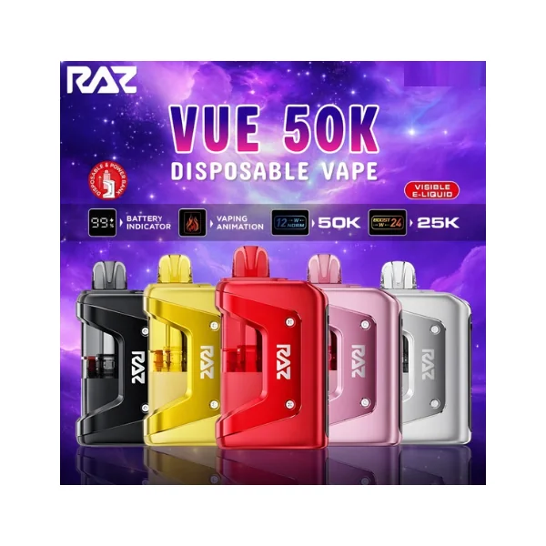 RAZ VUE 5% Disposable Kit (65mL) – 50,000 Puffs