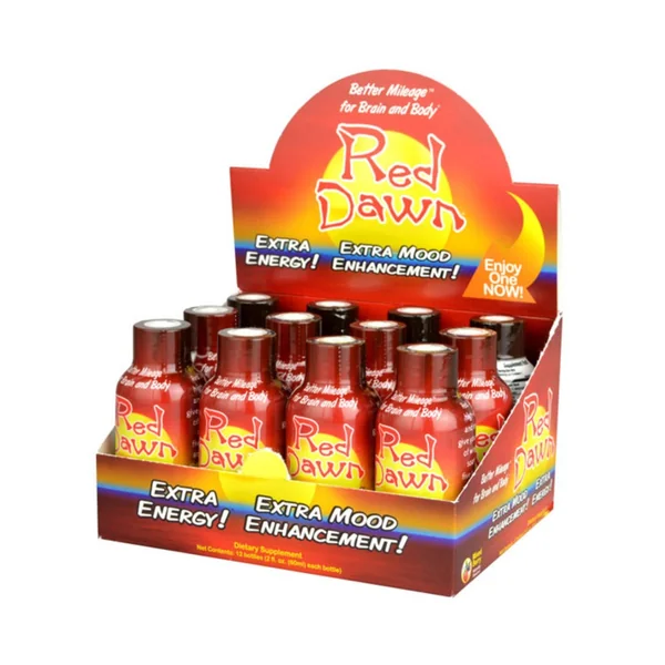 RED DAWN SHOT MIXED BERRY 2OZ 12/BOX