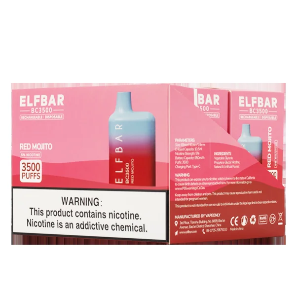 Red Mojito Elf Bar 3500 - Image 2