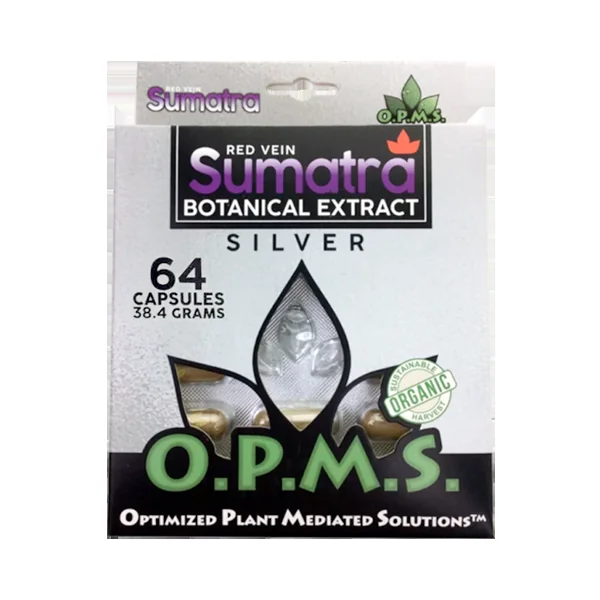 Red Vein Sumatra OPMS Silver Blister Caps - Image 2