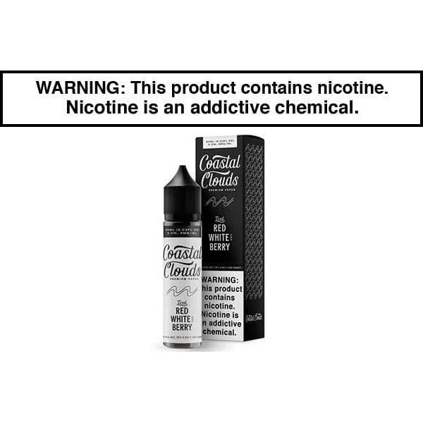 RED WHITE AND BERRY ICED BY COASTAL CLOUDS 60ML