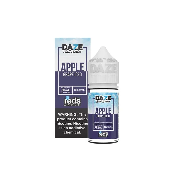 Reds Apple Grape Iced by 7 Daze Salt Series 30ml