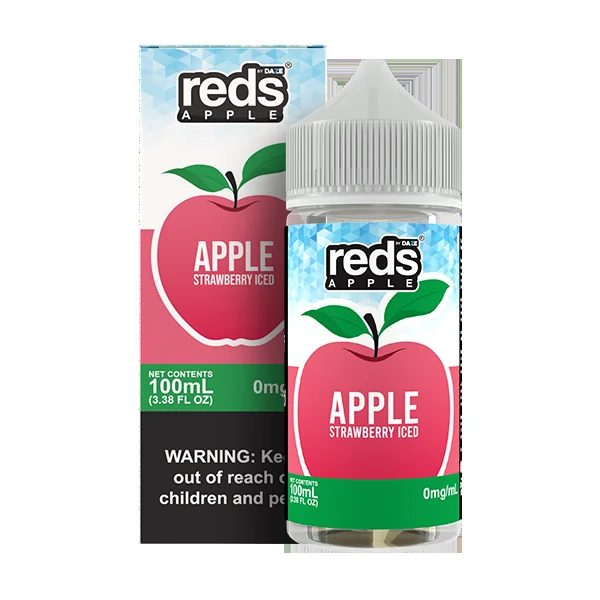 Reds Apple Strawberry Iced eJuice