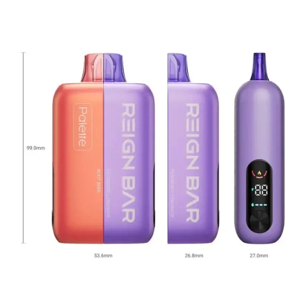 REIGN BAR Palette 50K Flavor-Switchable Disposable (5%, 50000 Puffs) - Image 3