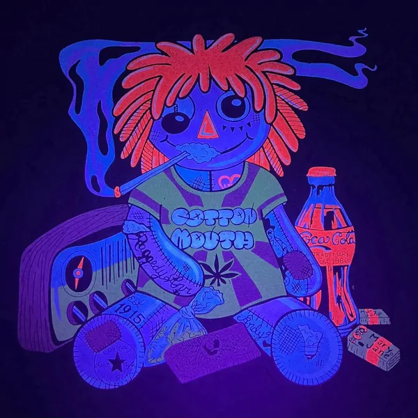 Retro Sloth - LE UV Raggedy Ann Moodmat