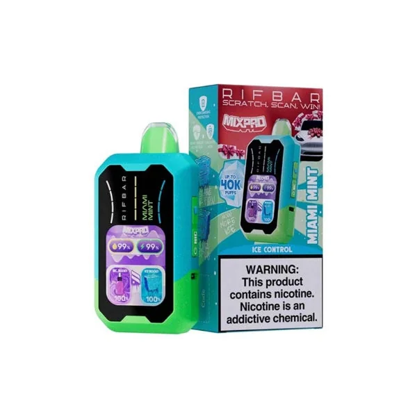Rifbar MixPro Ice 40k Puff Disposable Vape - Image 4