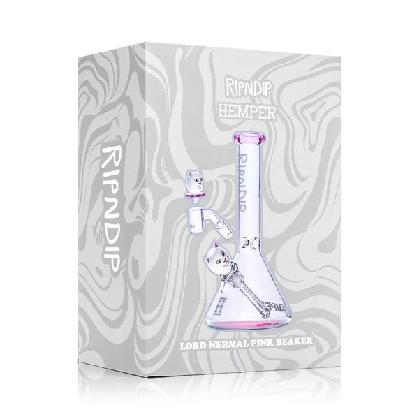 RIPNDIP X HEMPER Lord Nermal Pink Beaker Bong Kit - Image 2