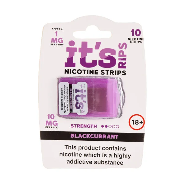 RIPS Blackcurrant Nicotine Strips by It's - Image 2