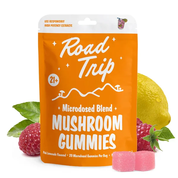 Road Trip Mushroom Microdose Blend Gummies 20ct (SINGLE)