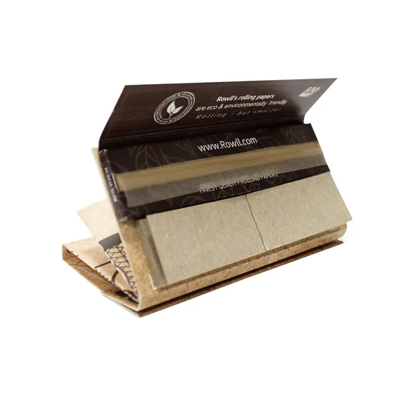 Rowll All in One Rolling Paper Kit w/ Grinder - Unbleached - Image 3