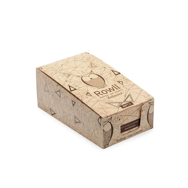 Rowll All in One Rolling Paper Kit w/ Grinder - Unbleached - Image 5