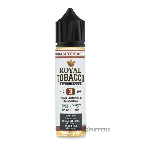 Royal Tobacco Extracts - Cuban Tobacco 60mL