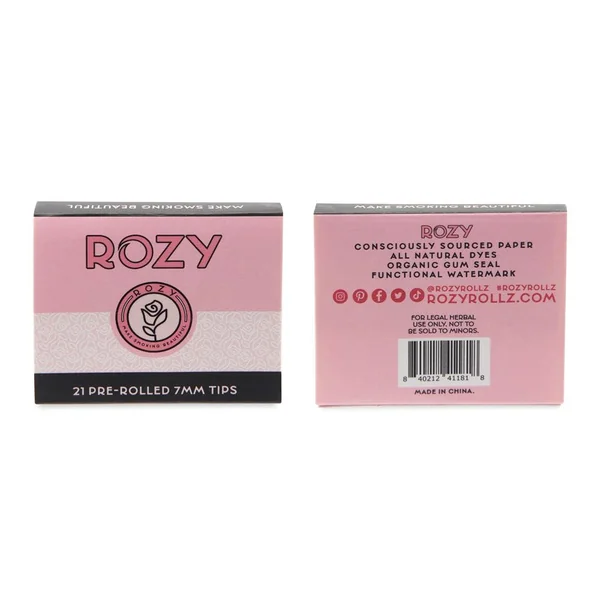 Rozy Pink Pre-Rolled Filter Tips - Image 5