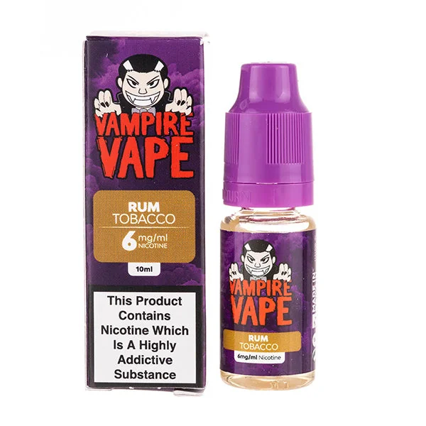 Rum Tobacco E-Liquid By Vampire Vape - Image 2