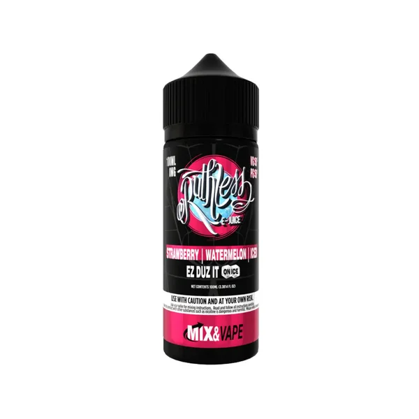 Ruthless Ez Duz It On Ice 100ml Shortfill E-liquid