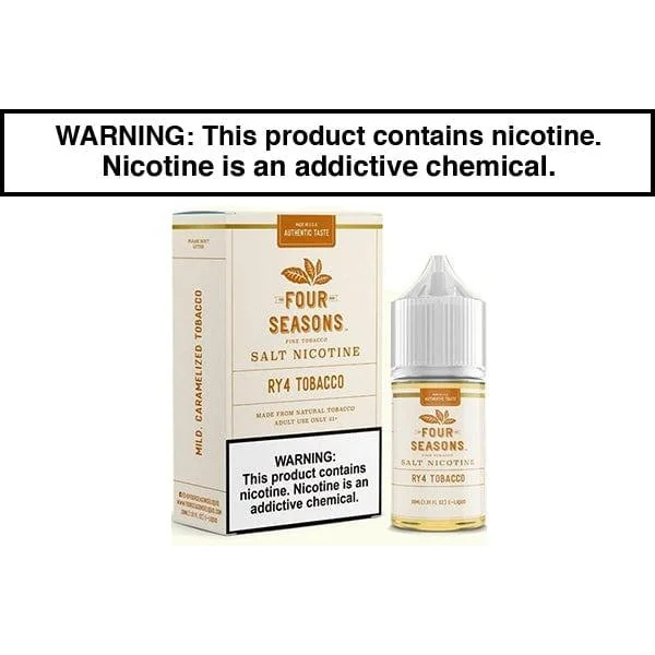 RY4 TOBACCO BY FOUR SEASONS SALTS 30ML