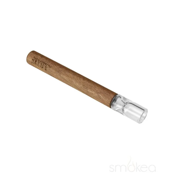 RYOT 9mm Large Wood One Hitter Bat w/ Glass Tip