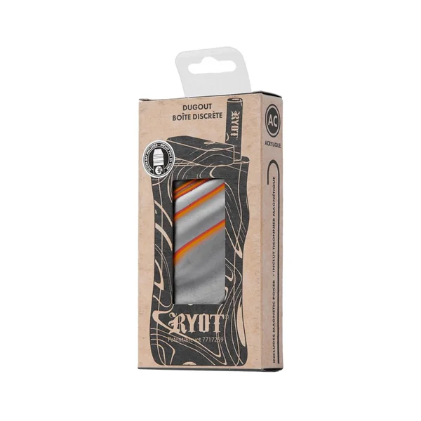 Ryot Acrylic Dugout Set – Magnetic Lid Pistol Grip with One-Hitter - Image 5