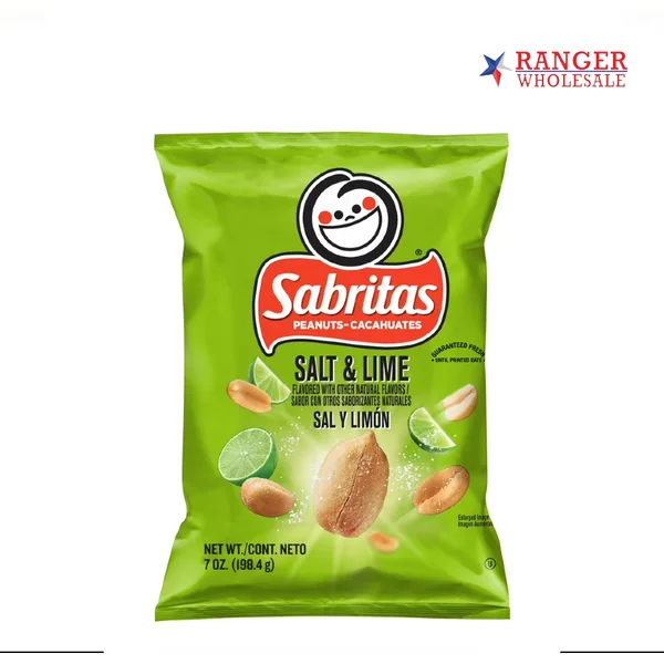 SABRITAS PEANUT SALT LIME 7OZ
