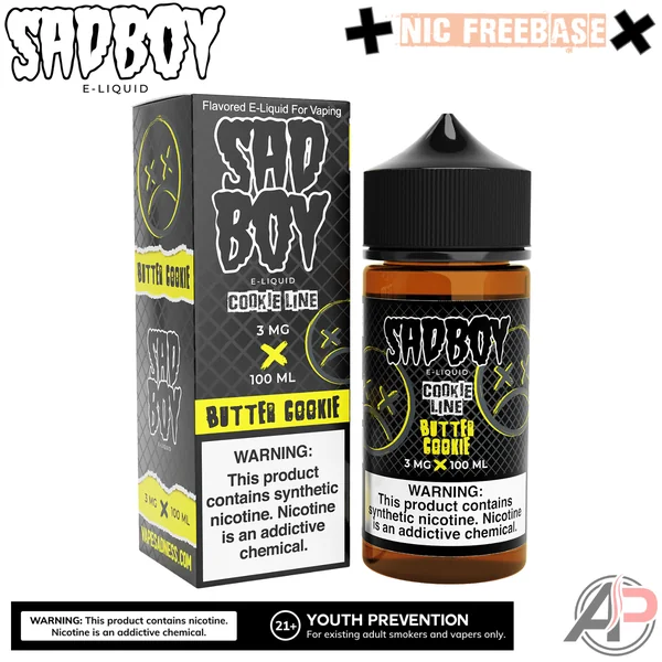 Sadboy Butter Cookie E-Liquid 100mL - Image 2