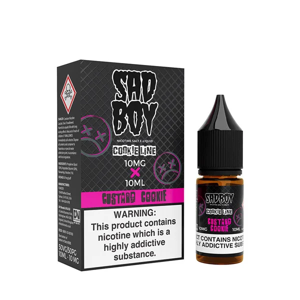 Sadboy Custard Cookie 10ml Nic Salt E-Liquid - Image 2