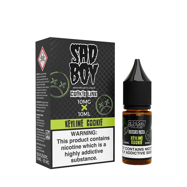 Sadboy Keylime Cookie 10ml Nic Salt E-Liquid - Image 2