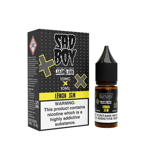 Sadboy Lemon Jam 10ml Nic Salt E-Liquid - Image 2
