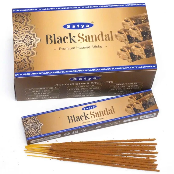 Satya Incense Black Sandal