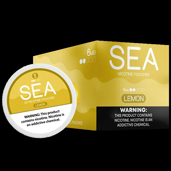 SEA Semi-Dry Nicotine Pouches 5 Pack - Image 2