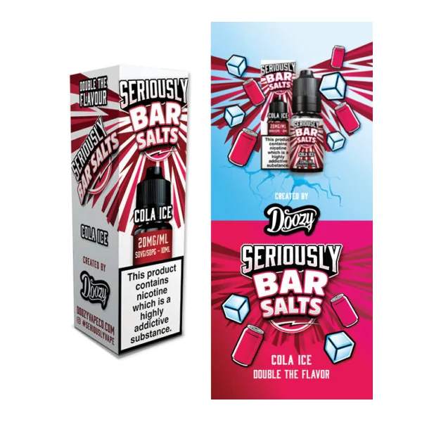 Seriously Bar Salts Cola Ice Nic Salt E-Liquid - Image 2