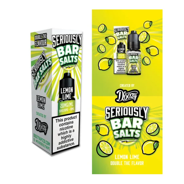 Seriously Bar Salts Lemon Lime Nic Salt E-Liquid - Image 2