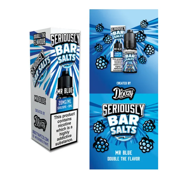 Seriously Bar Salts Mr Blue Nic Salt E-Liquid - Image 2