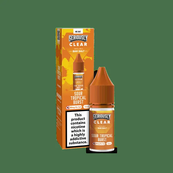 Seriously Clear Bar Salt E-liquid Sour Tropical Burst