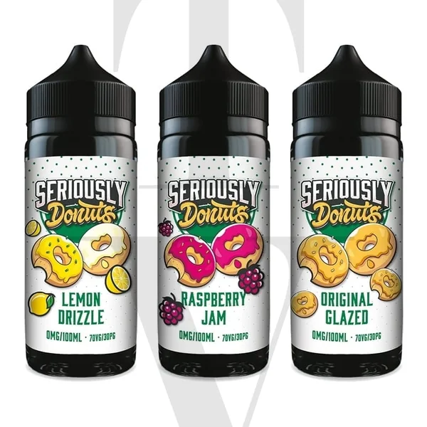 SERIOUSLY DONUTS LEMON DRIZZLE 100ML SHORTFILL E-LIQUID - Image 2