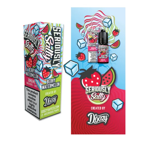 Seriously Salty Berry Watermelon Nic Salt E Liquid - Image 2