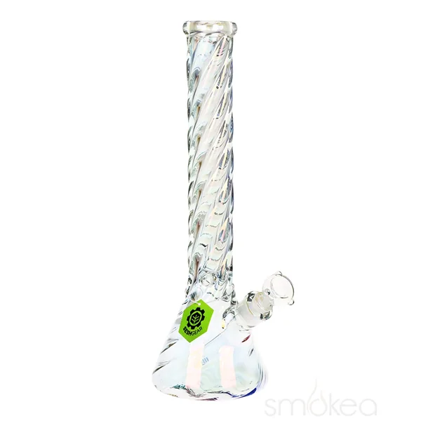 SeshGear Positive Twist Beaker Glass Bong - Image 2