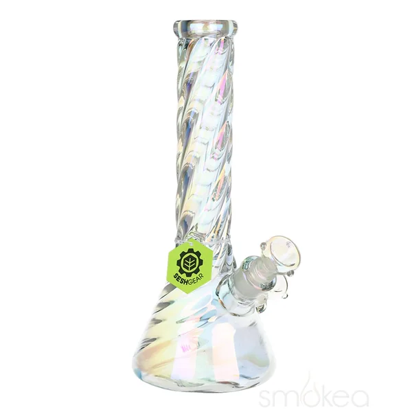 SeshGear Positive Twist Beaker Glass Bong - Image 3