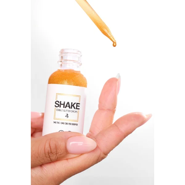 SHAKE 24k Gold – Infused Edible Glitter Drops | THC + CBG - Image 4