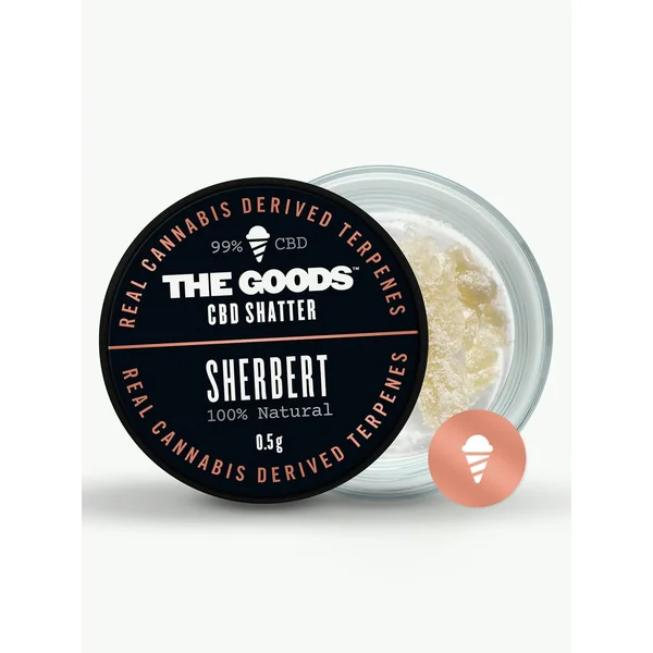 SHERBERT CBD ISOLATE SHATTER - CANNABIS TERPS - Image 2