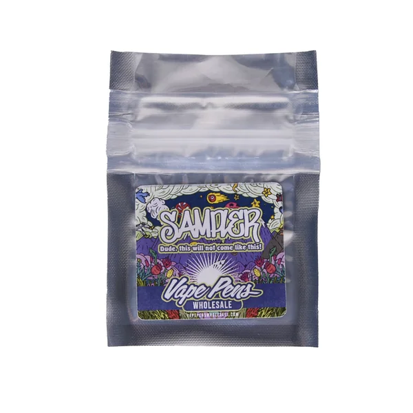 Shiny Clear Mylar Flat Ziplock Gram Bags