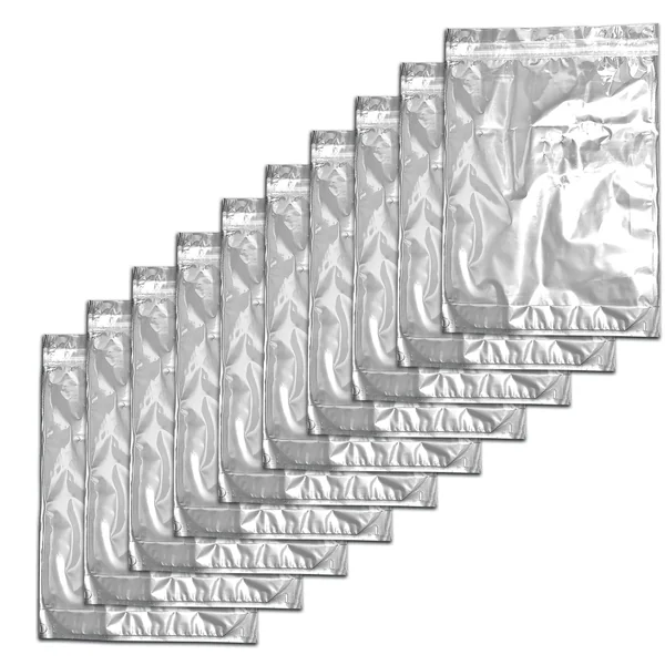 Shiny Clear Mylar Flat Ziplock Pound Bags - Image 3