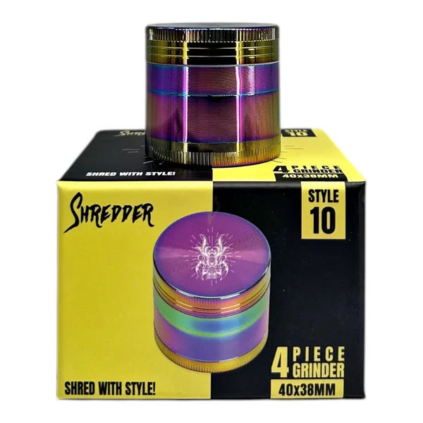 Shredder 4 Piece Style 10 Rainbow Grinder