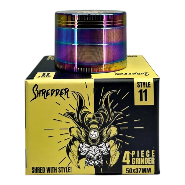 Shredder 4 Piece Style 11 Rainbow Grinder