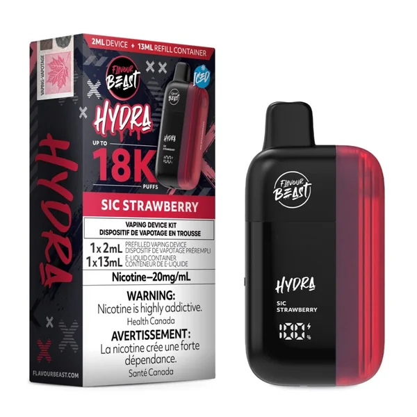Sic Strawberry Flavour Beast Hydra 18K | VapeLoft