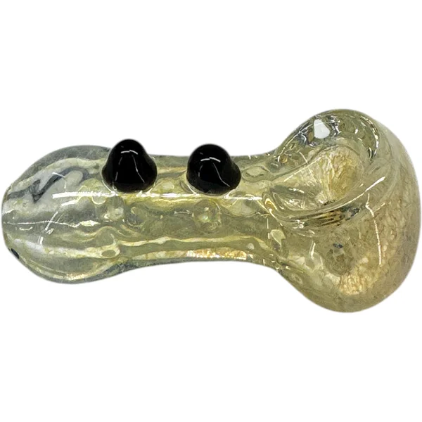 Silver Fumed Marble Art 2.5 Inch Hand Pipe