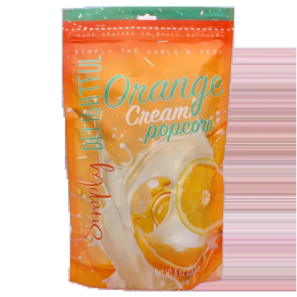 Simply Delightful Orange Cream Popcorn