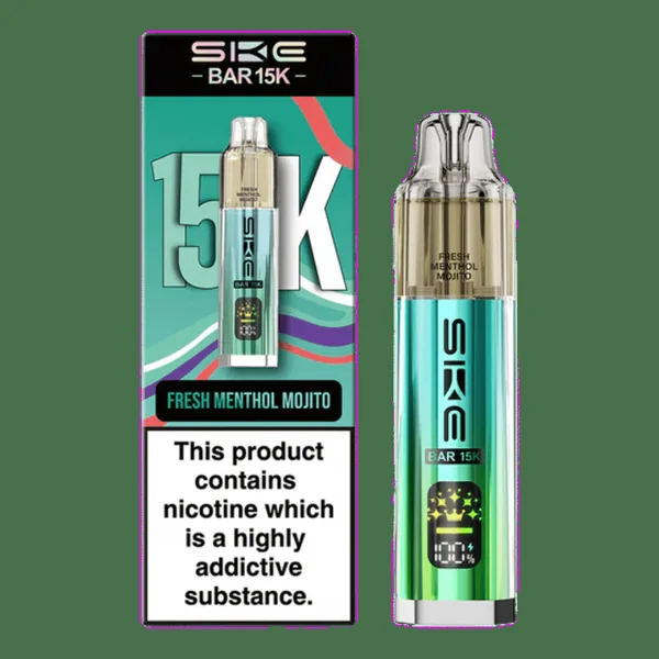 SKE Bar 15K Prefilled Pod Kit Fresh Menthol Mojito